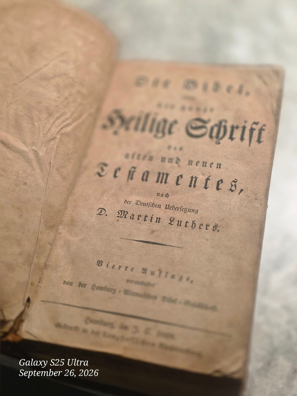 1824 Die Bible Vintage German Bible